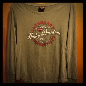 Harley long sleeve tee shirt